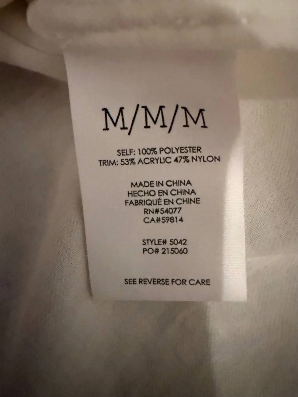 CAbi Marissa White Sheer Sleeveless top with crochet trim medium - Picture 8 of 11